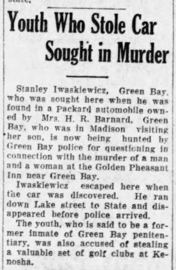 Clipping from Wisconsin State Journal